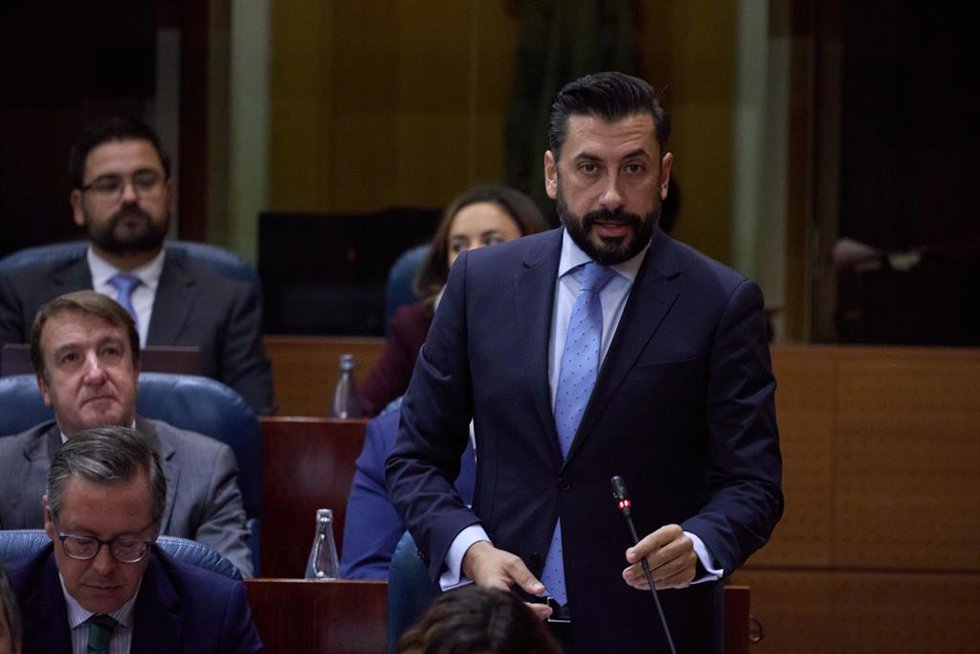 Archivo - El portavoz del grupo parlamentario Popular en la Asamblea de Madrid, Carlos Díaz-Pache Gosende.