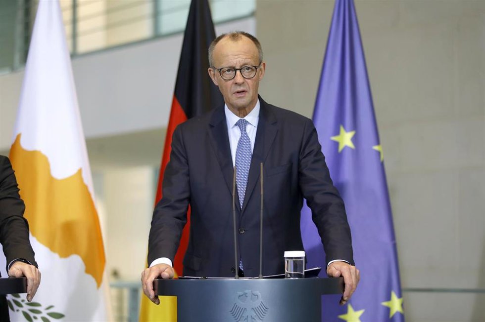 El canciller alemán, Friedrich Merz