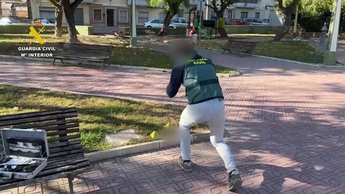 Parc de Novelda en el qual presumptament va ocórrer l'agressió