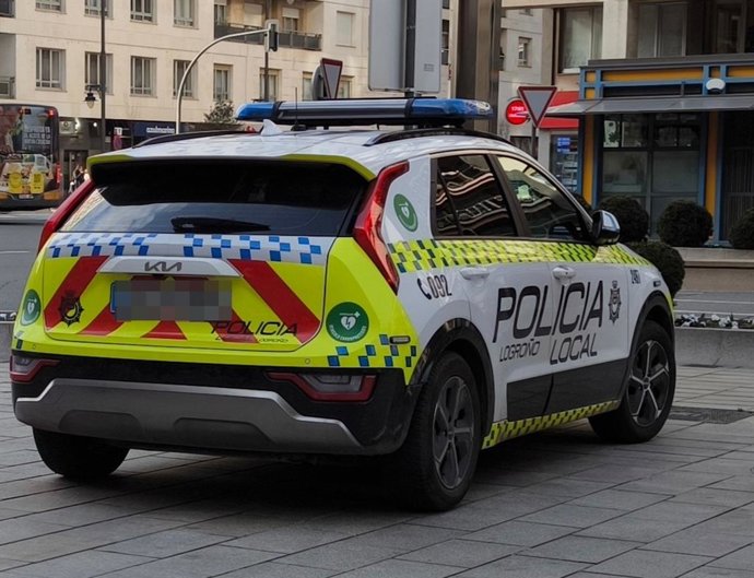 Archivo - Policía Local de Logroño, coche patrulla