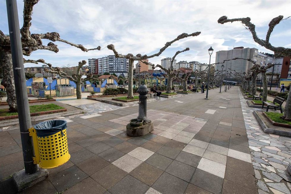 Estado actual del Parque Lorenzo Cagigas.