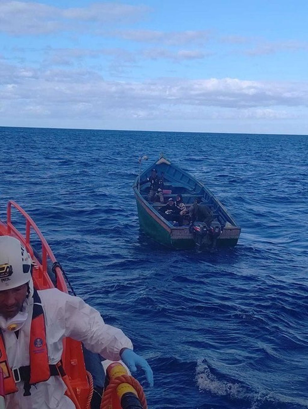 Patera rescatada próxima a Gran Canaria