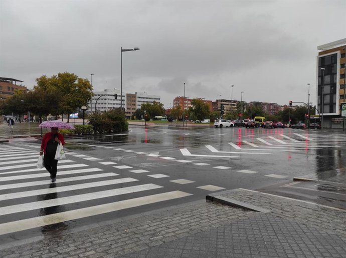 Un día de lluvia en Córdoba.