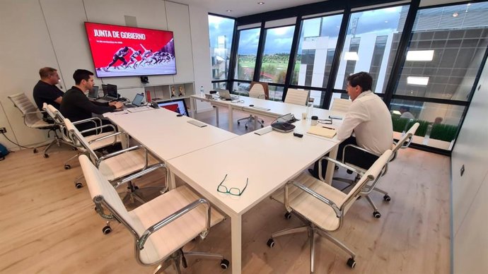 Junta de Gobierno de la RFEA, con el presidente Raúl Chapado.