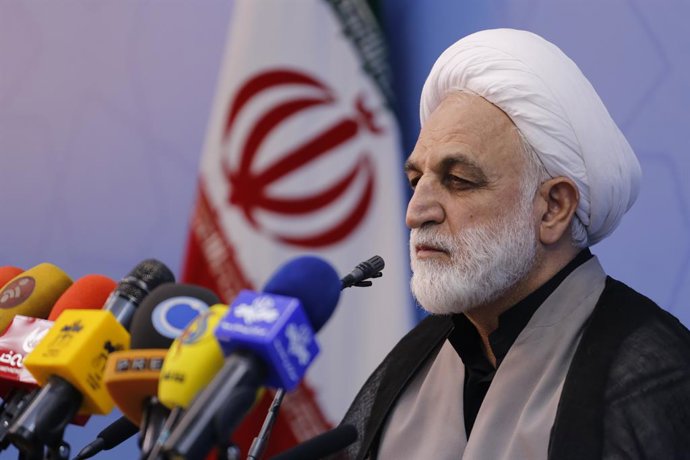 Archivo - September 17, 2017, Tehran, Iran: This picture shows the new chief of Iran's judiciary authority, GHOLAMHOSSEIN MOHSENI EJEI. Mohseni-Ejei was appointed head of the judiciary authority by Iran's supreme leader Ayatollah Ali Khamenei, replacing P