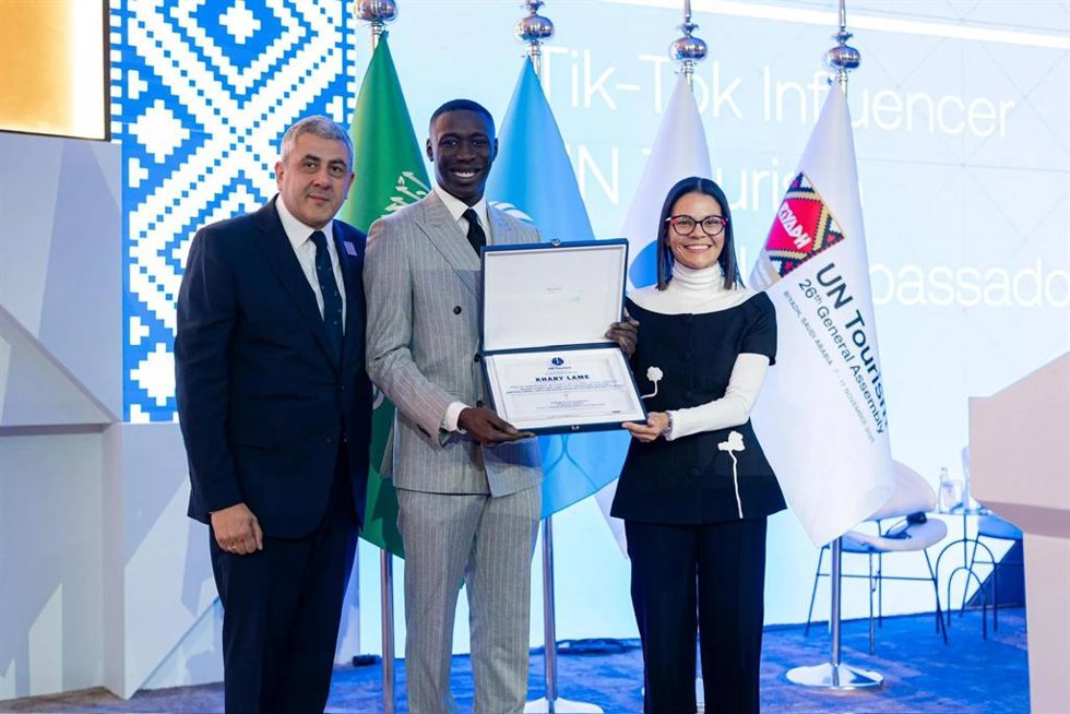 El 'tiktoker' más seguido del mundo, Kahaby Lame, nuevo embajador de ONU Turismo.