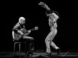 Mercedes Ruiz y Santiago Lara en su espectáculo flamenco.