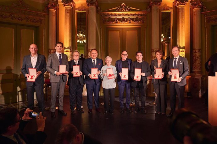 Acto de entrega de las Medallas de Oro del Liceu de Barcelona