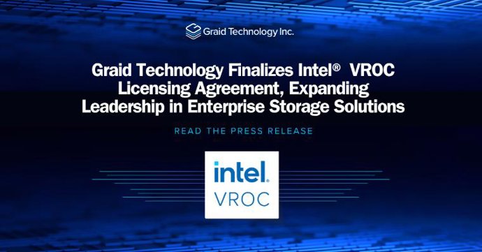 Graid Technology alcanza un acuerdo con Intel VROC