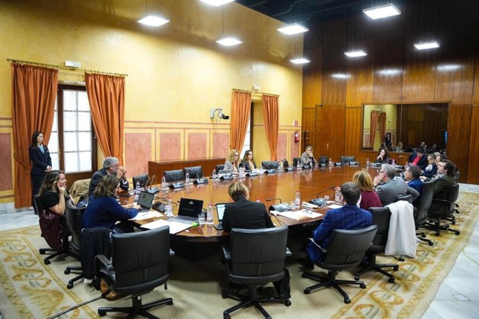 Comisión de Economía en relación a la tramitación del proyecto de ley del presupuesto de Andalucía.