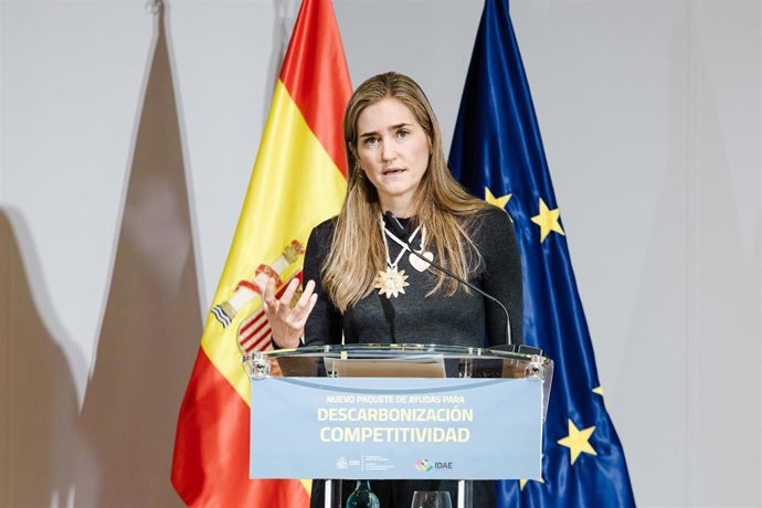 La vicepresidenta del Gobierno y ministra para la Transición Ecológica y el Reto Demográfico, Sara Aagesen, a 13 de octubre de 2025, en Madrid (España). 