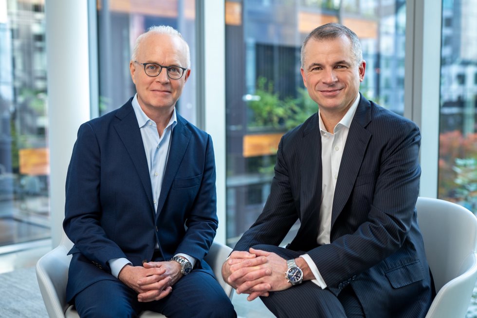 Bill Malley, socio director de Perkins Coie, y Paul Jenkins, CEO global de Ashurst