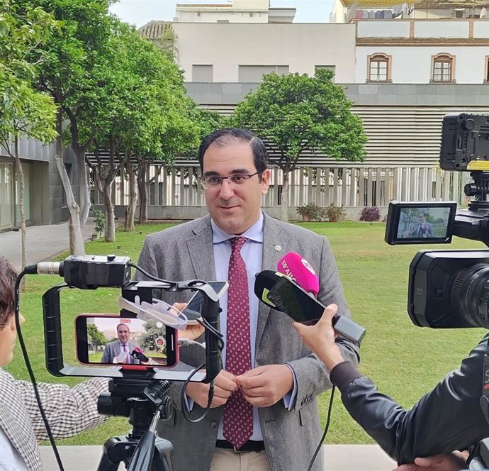 El portavoz del Grupo Popular en la Diputación de Sevilla, Martín Torres.