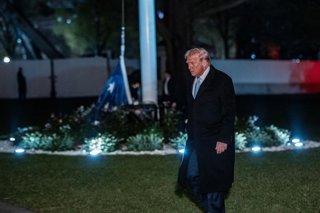 El president dels Estats Units, Donald Trump, arribant a la Casa Blanca