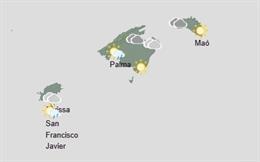 El tiempo hoy, martes 18 de noviembre, en Baleares.
