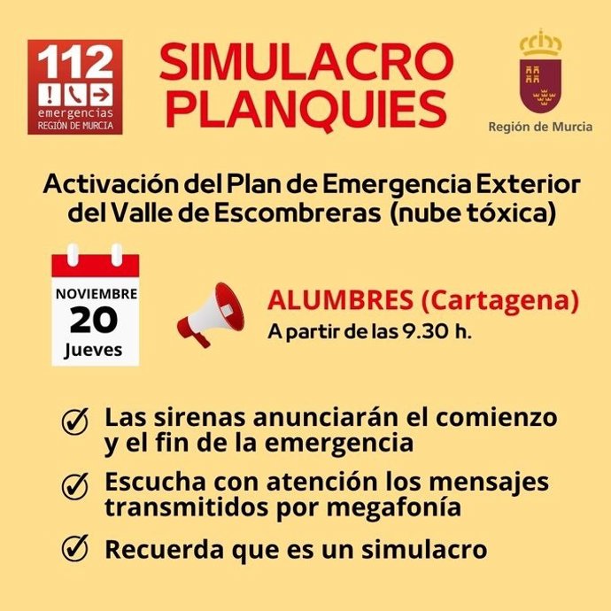 Recomendaciones para el simulacro