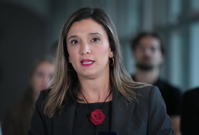 La portavoz parlamentarios del PSOE-A, María Márquez