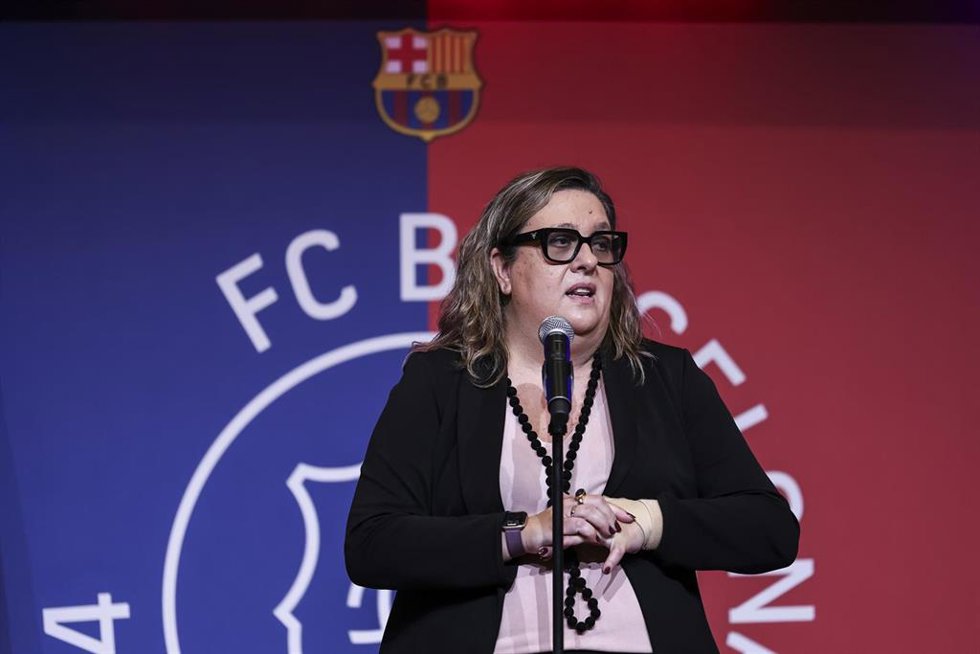 Archivo - La vicepresidenta del FC Barcelona Elena Fort