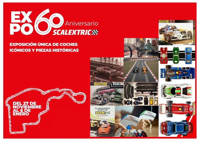 El Ateneo Mercantil acoge la primera exposición dedicada a los 60 años de Scalextric