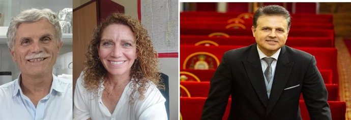 De izquierda a derecha, Rosa M. Rivero, Francisco Tomás-Barberán y  Juan Carlos Espín