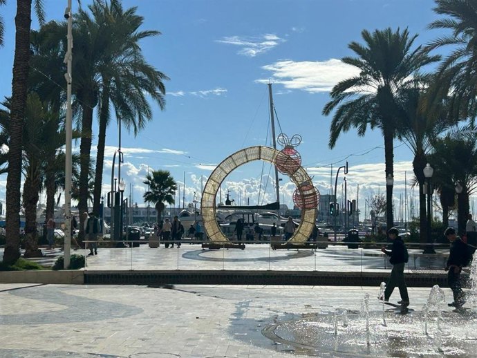 Luces de Navidad en Alicante