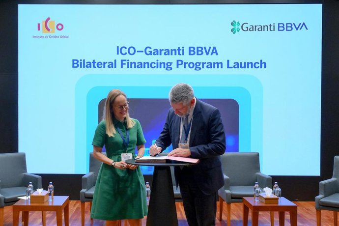 El ICO y Garanti BBVA firman el primer acuerdo de financiación de hasta 100 millones de dólares de proyectos de empresas españolas en Turquía.