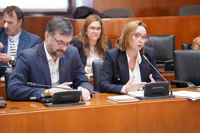 Los diputados de Vox Carmen Rouco y Fermín Civiac.