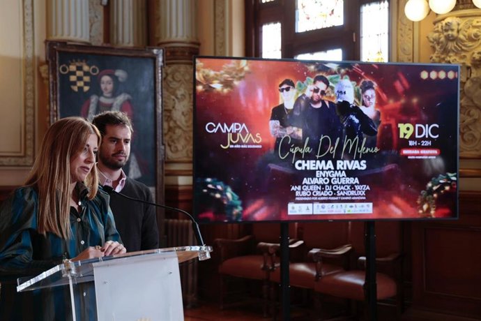 Carolina del Bosque, durante la presentación de 'Campajuvas'.