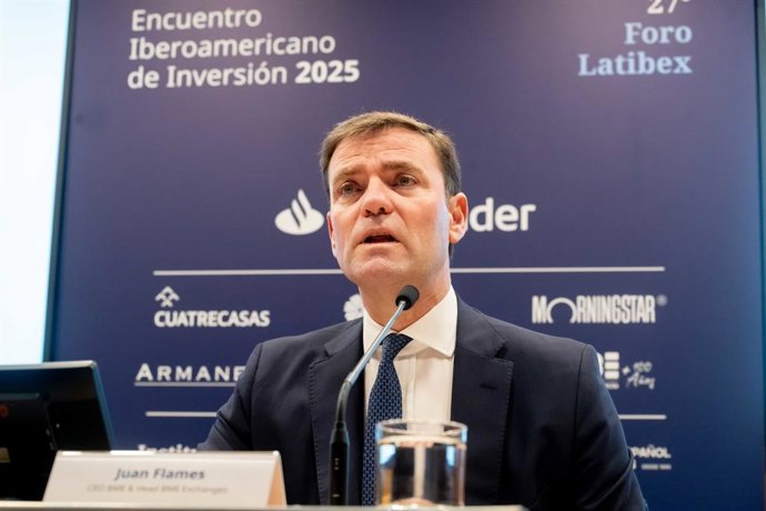 El consejero delegado de BME, Juan Flames.