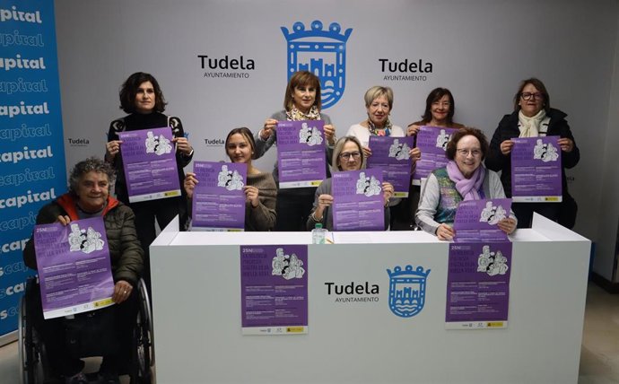 Presentación de los actos del 25N en Tudela