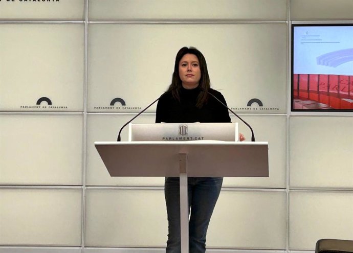 La diputada de la CUP al Parlament Laure Vega 