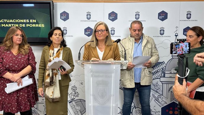 Rueda de prensa de la concejala Aurora Galisteo.