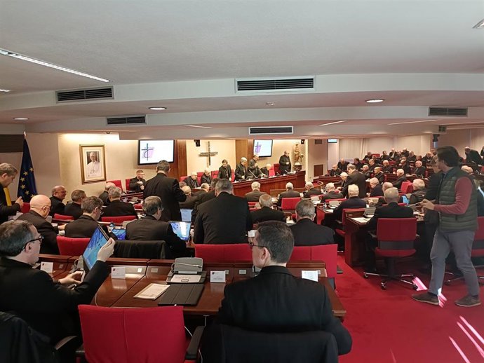 Los obispos españoles en la Asamblea Plenaria.