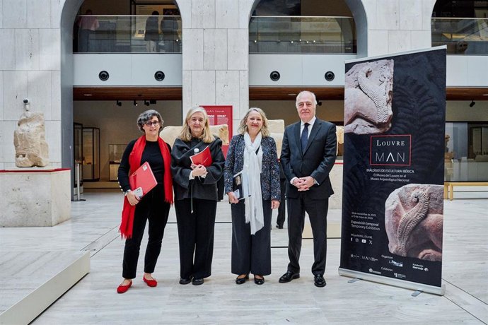 Fundación Ibercaja, el MAN y el Museo del Louvre presentan nueva exposición: un diálogo entre escultura ibérica.