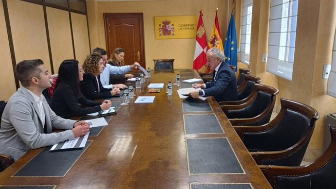 Un momento de la reunión.