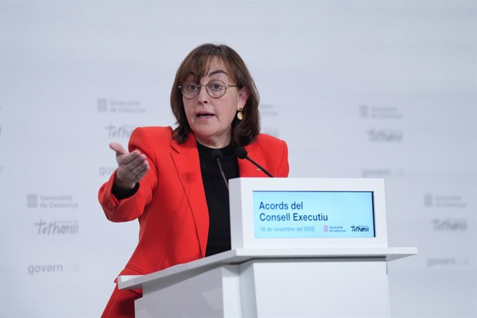 La consellera de Territori, Habitatge i Transició Ecològica i portaveu del Govern, Sílvia Paneque