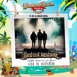 La gira de despedida de Medina Azahara de los escenarios tendrá una parada en el Weekend Beach Festival, en Torre del Mar, en Vélez-Málaga.