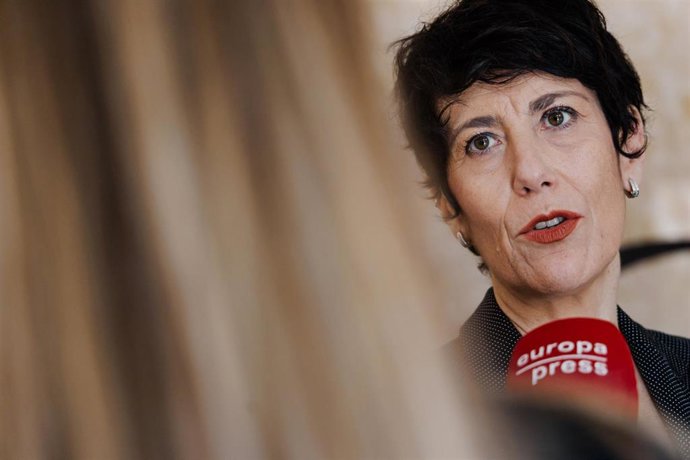 La ministra de Inclusión, Seguridad Social y Migraciones, Elma Saiz.