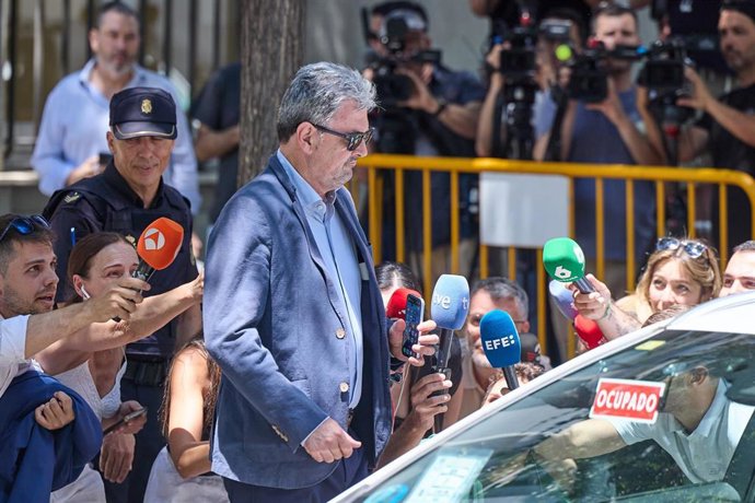 Archivo - El administrador único de Servinaba Antxon Alonso sale del Tribunal Supremo, a 7 de julio de 2025