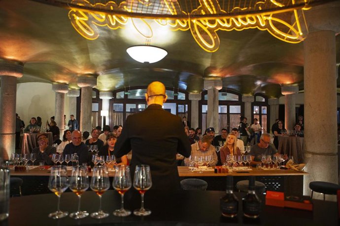 Momento de la Brandy de Jerez Cocktail Week celebrada en Barcelona.