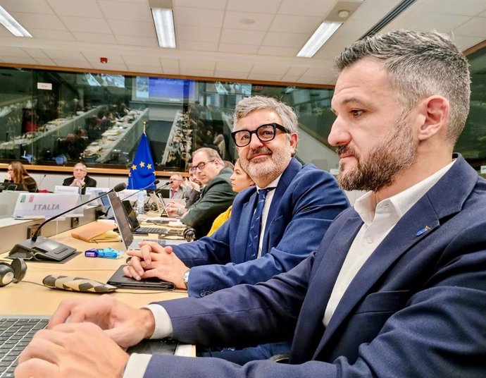 Alejandro Calvo, en el centro