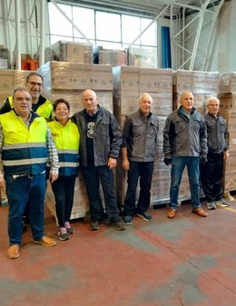 Félix Revuelta aporta 30.000 euros en galletas al Banco de Alimentos de La Rioja