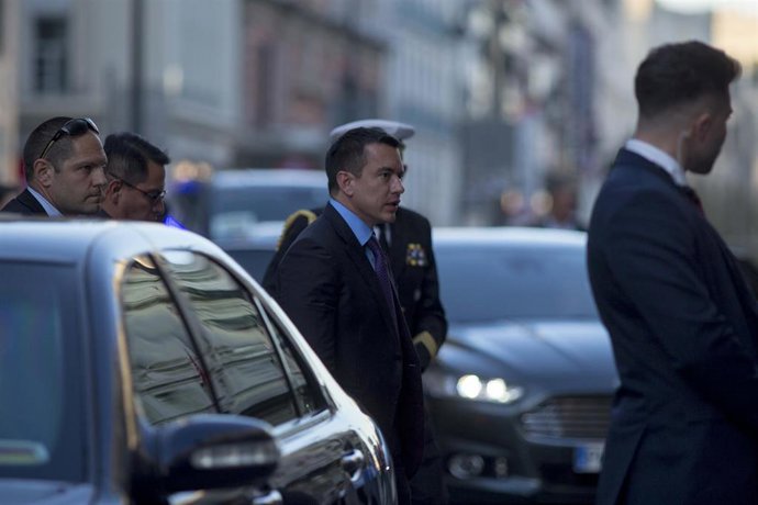 Archivo - El presidente de Ecuador, Daniel Noboa