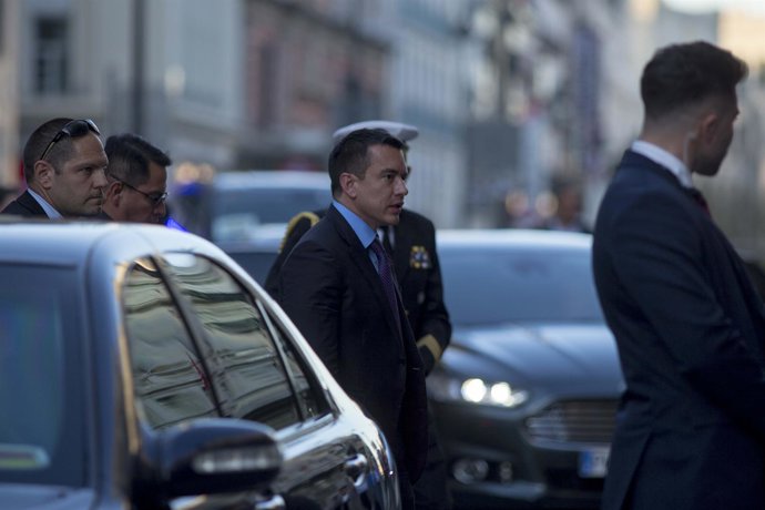 Archivo - El presidente de Ecuador, Daniel Noboa