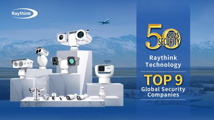 Raythink has been ranked 9th in the 2025 a&s Security 50