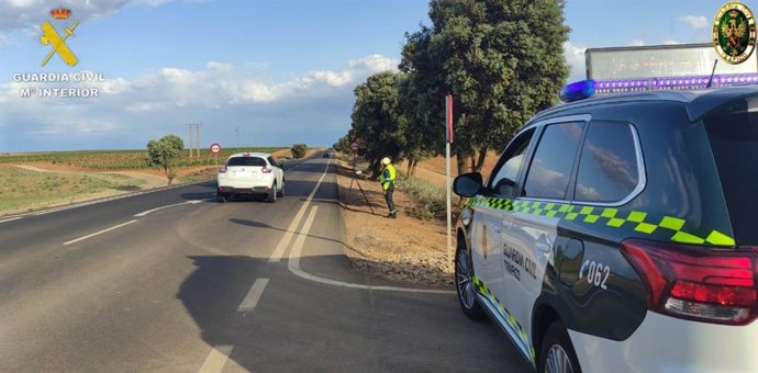 Controle na estrada.