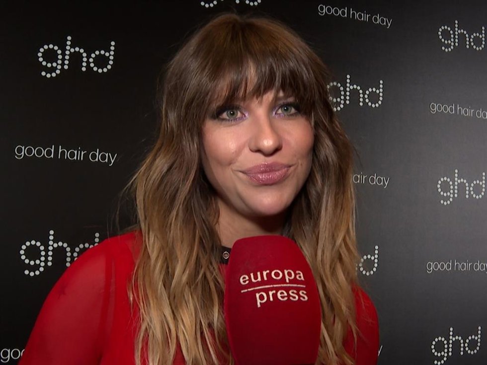 Anita Matamoros en la fiesta navideña de GHD