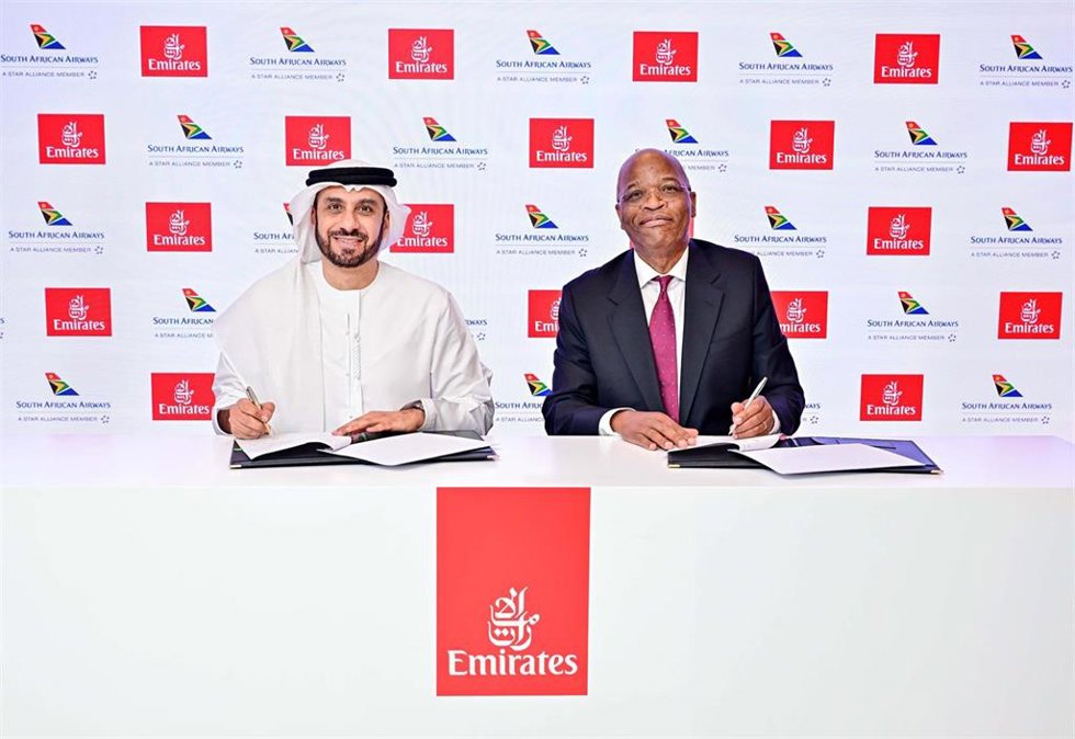 Emirates y South African Airways amplían su acuerdo de código compartido