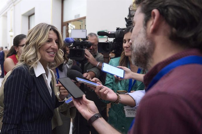 Archivo - La vicepresidenta segunda y ministra de Trabajo y Economía Social, Yolanda Díaz. Archivo.