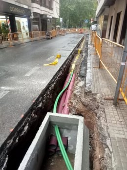 La compañía eléctrica ha tendido tendido en el centro de Córdoba más de 600 metros de nuevo cableado de media tensión, dotado con la última tecnología.